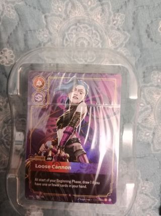 Mazo Sellado Jinx Riftbound League of Legends TCG