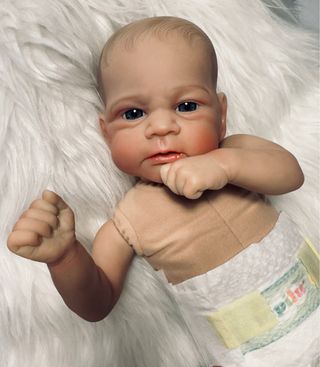 Bebé Reborn + chupetero y mordedor