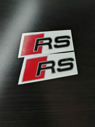 4 Pegatinas RS Audi