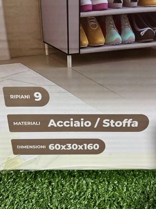 Scarpiera 9 ripiani Dafagi chiusura
