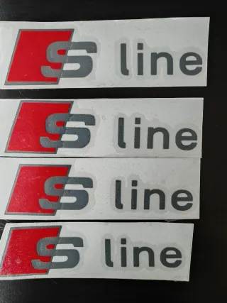Pegatinas S Line Audi (4 unidades)