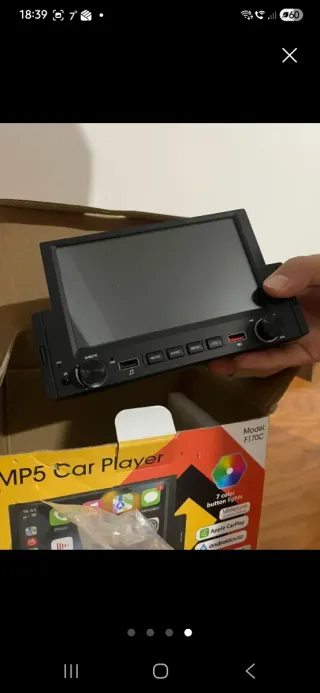 Radio Coche MP5 CarPlay Android Auto 6.2  1din