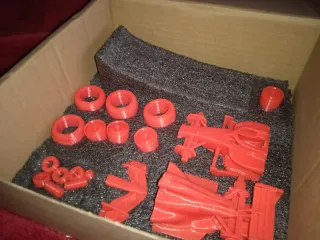 Maqueta Fórmula 1 2026 Rojo