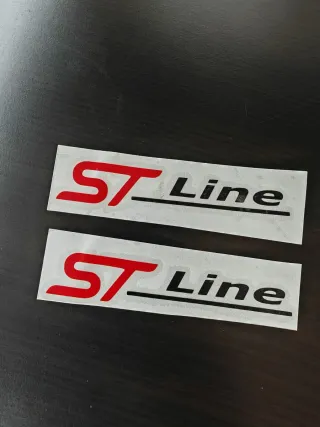 4 Pegatinas ST Line de vinilo de corte