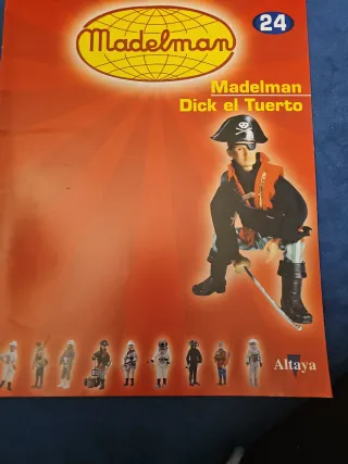 Madelman Altaya Pirata Dick el tuerto y fascículo.