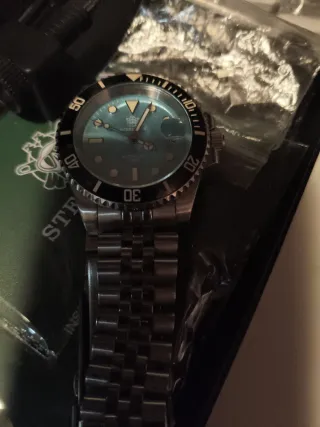 Reloj STEELDIVE Automático Esfera Turquesa