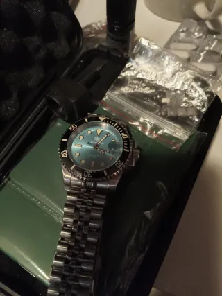 Reloj STEELDIVE Automático Esfera Turquesa