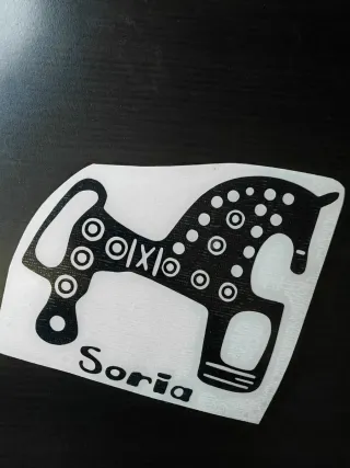 Pegatina caballo Soria numantino  Numancia