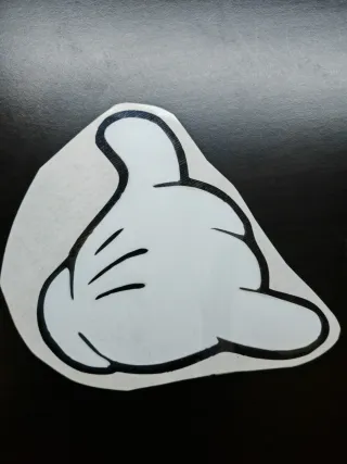 Pegatina Guante Mickey Mouse