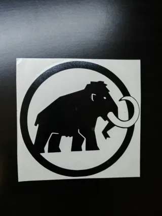 Pegatina Mammut Negra