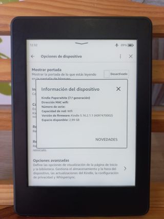 KINDLE PAPERWHITE 7 | Pantalla 300 PPI