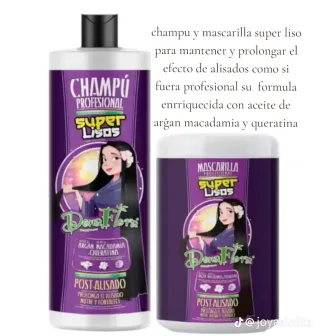 Champú y Mascarilla Super Lisos Dona Flora