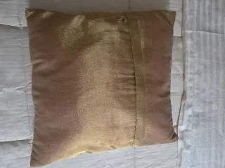 Federa cuscino arredo colore oro