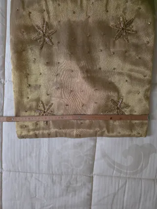 Federa cuscino arredo colore oro