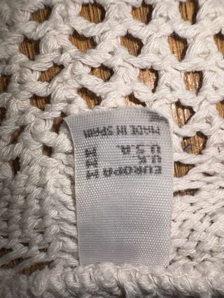 Chaqueta Chaleco Tejido Blanco