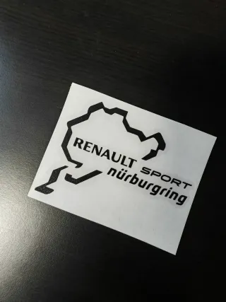 Pegatina Circuito Nürburgring Renault Sport