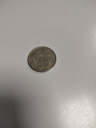 Moneda antigua 5 Pesetas