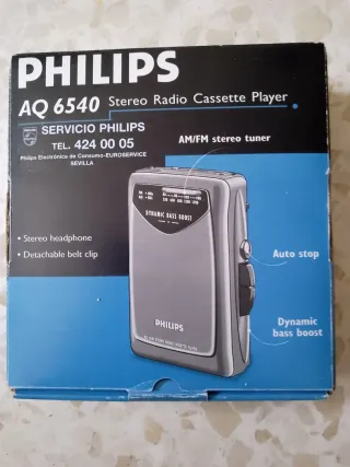 Philips AQ 6540 Walkman Radio Cassette Player
