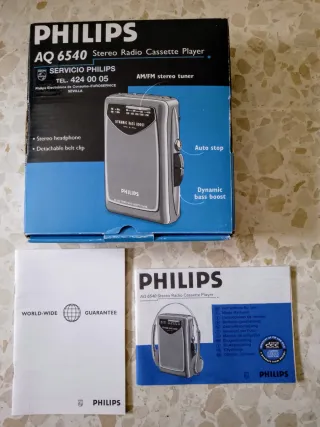 Philips AQ 6540 Walkman Radio Cassette Player