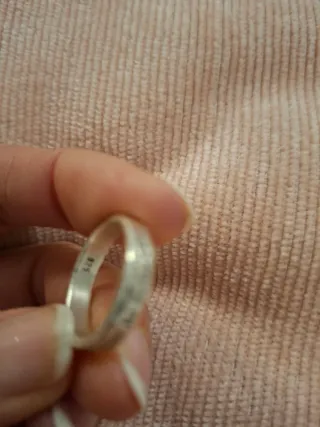 Anillo Plata 16.9mm Nuevo