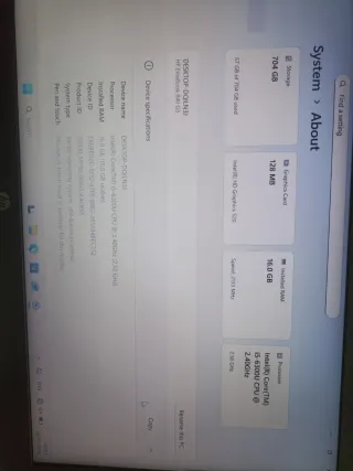 HP G3 elitebook i5 16GB RAM, 256ssd 500GB HDD