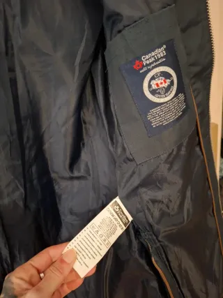 Plumífero Canadian Peak Azul  Talla S. Sin estrena