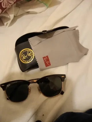 Gafas de sol Ray-Ban Clubmaster Negro/Dorado