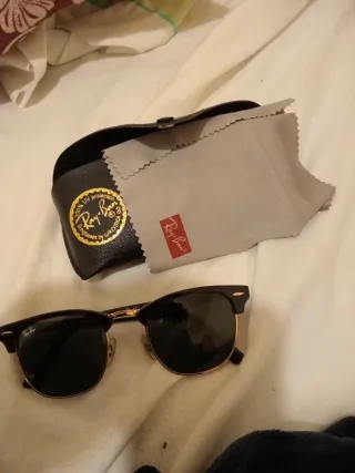 Gafas de sol Ray-Ban Clubmaster Negro/Dorado