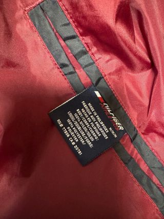 Chaqueta Reversible Tommy Hilfiger Gris/Rojo