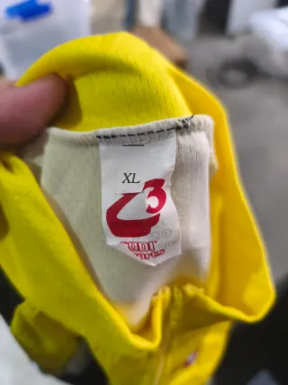 Maillot Ciclismo Amarillo y Negro