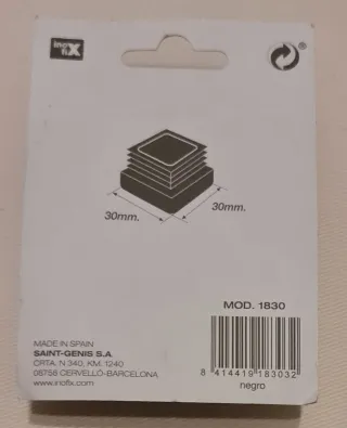 4 Copriscarpe in plastica per gambe di sedia o tavolo