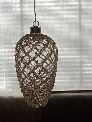 Pigna luminosa decorativa