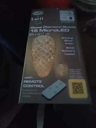 Pigna luminosa decorativa