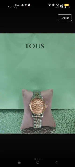 Reloj Tous Dorado y Plateado