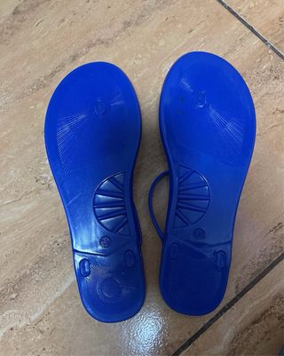 Sandalias Mirasol Azules con Diamantes