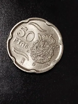 Moneda 50 Pesetas, año 1998.