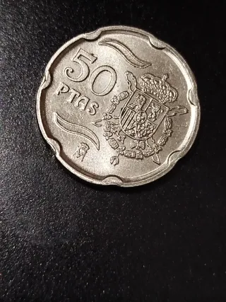 Moneda 50 Pesetas, año 1998.