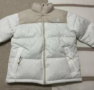 Cazadora The North Face Beige y Blanca Talla M
