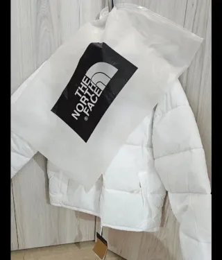 Cazadora The North Face Beige y Blanca Talla M