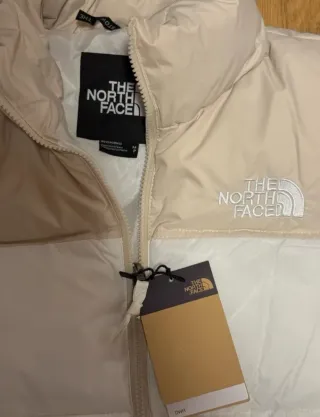 Cazadora The North Face Beige y Blanca Talla M