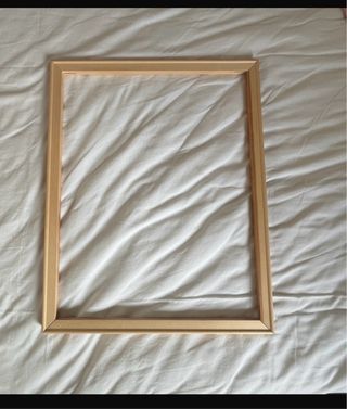 3 Marcos de madera beige