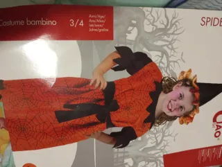Vestito Carnevale Bambina Ragno
