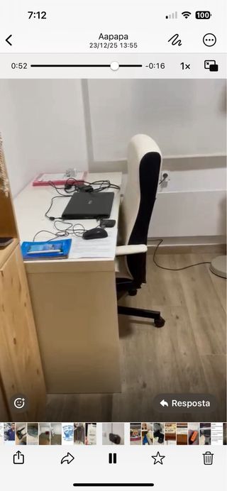 Silla Ikea Millberget Crema