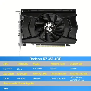 Scheda Video AMD R7 350 4GB GDDR5