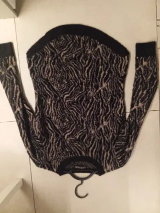 Jersey Koroshy estampado cebra