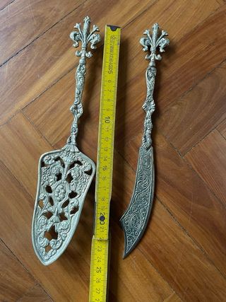 Set posate torta vintage