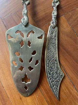 Set posate torta vintage