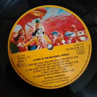 LP 1973 ROCK George Harrison Vinilo como nuevo