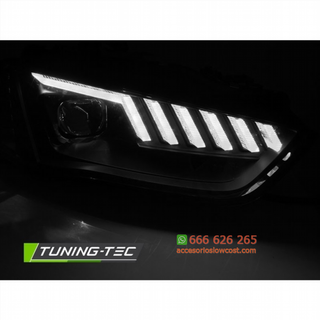 FAROS DELANTEROS CON LUZ DIURNA LED PARA AUDI A4