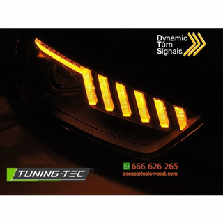 FAROS DELANTEROS CON LUZ DIURNA LED PARA AUDI A4